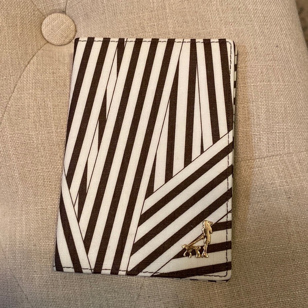 Henri Bendel disturbed stripe passport cover